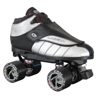 Labeda G 80 Silver Mens Speed Quad Roller Skates Size 9 0 Silver New