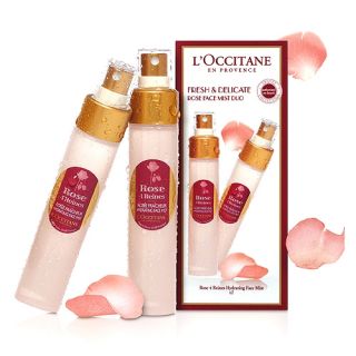 Occitane LOccitane Rose 4 Reines Hydrating Face Mist 2 x 50ml 1 box