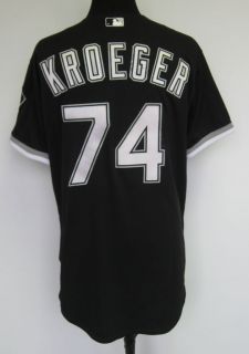 2009 Chicago White Sox Josh Kroeger #74 Game Used Black Alternate