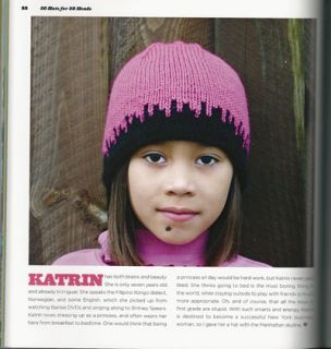 Pattern Book Hat Heads Knitting Hats for The Family 50 Designs