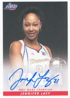 2008 WNBA Autograph Jennifer Lacy Auto Phoenix Mercury