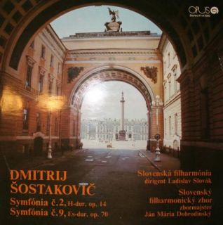Symphonie Nr 2 and 9   Ladislav Slovak   OPUS Stereo   RARE NM