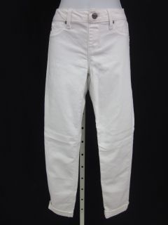 Sold Design Lab White Ankle Length Skinny Jeans Pants M