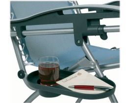 Cup Holder with Tray for Lafuma Recliners Dark Grey Color