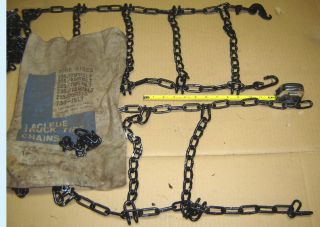 Laclede Truck Tire Chains 2219R Black Finish Unused