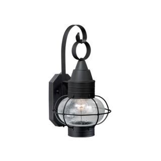 NEW 1 Light Nautical Outdoor Wall Lamp Lighting Fixture, Black