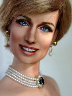16 Franklin Mint Princess Diana Repaint by Laurie Leigh