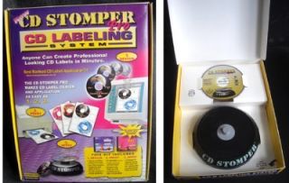 Easily Create CD DVD Labels with CD Stomper Pro Labeling System Use w