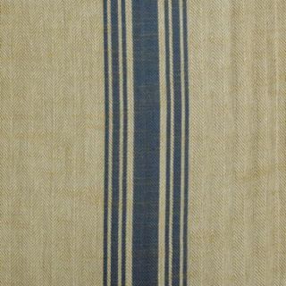 Ralph Lauren Lake House 2 Euro Pillowshams Herringbone Stripe Tan Blue