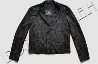 Lanvin RP 2500$ Black Leather Fashion Show Jacket