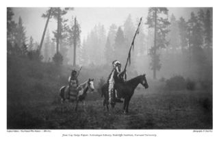 Print Nez Perce Lapwai Indians War Bonnets War Dress Tipis Jane Dodge