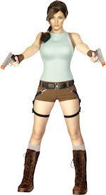 Lara Croft Tomb Raider Fancy Dress Costume Guns 12 14