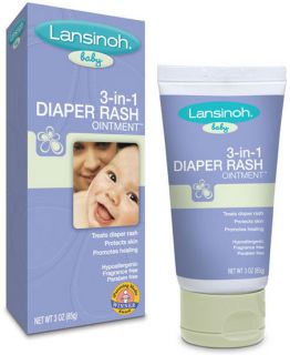 Lansinoh Baby Diaper Rash Ointment offers Lanolin, Zic Oxide and
