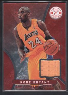 13 Totally Certified Red Materials Game Jersey Lakers SP $30