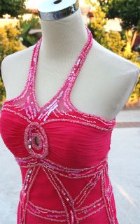 Lara Design $480 Fuchsia Formal Evening Prom Gown 2