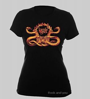 Lamb of God Logo Metal Hard Rock Girls Tee T Shirt XL NWT