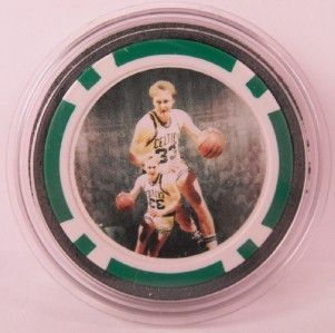 Larry Bird Boston Celtics Poker Chip Card Guard NBA WSOP