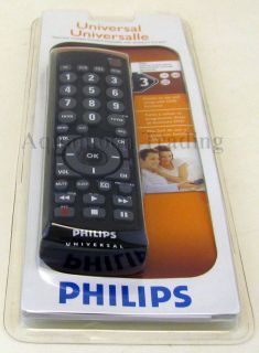 Universal 3 Device Remote Control Big Button TV CAB SAT DVD SRU2103