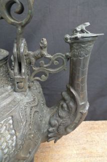 Worlds Largest Antique Authentic 150years Kettle Brass Wealth Status