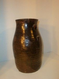 Pottery / Decorated / Signed? / Dave ? Landrum ? ~ Alkaline Glaze