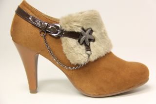 Lasonia M4713 Heels Pumps Classics Womens Shoes High Fashion Fur Beige