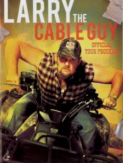 Larry The Cable Guy 2010 Tour Concert Program Book