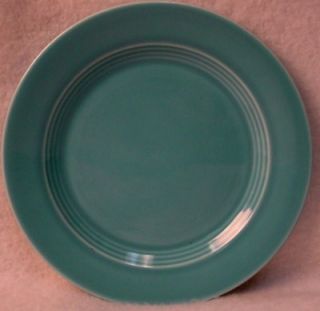 Homer Laughlin China Harlequin Turquoise Pattern Salad Plate