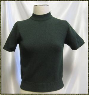 San Remo Petites by Laura Knits Women’s Size P Very Dark Green