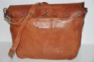Ralph Lauren RRL Vintage Leather Messenger Mail Bag