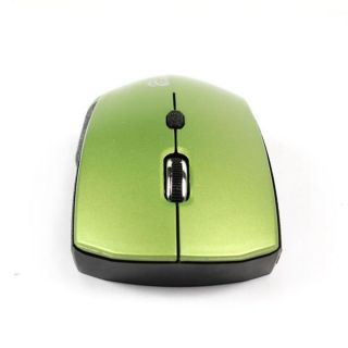 4GHz 800 1200 1600dpi Wireless Mouse for Laptop Mac PC Green