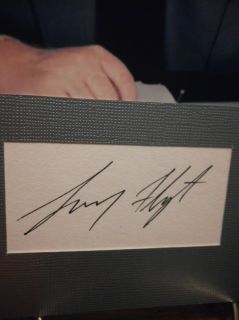 Larry Flynt Autograph Hustler Publisher Display Signed Signature COA