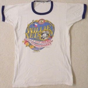 Vintage Limited Edition WILLIE NELSON Official 6TH ANNUAL PICNIC