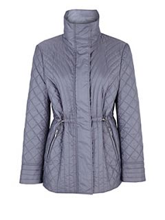Precis Petite Silver quilted coat Silver   