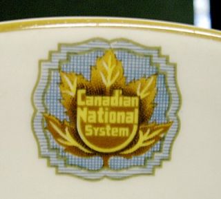 Vintage Canadian National System Large Soup Bowl