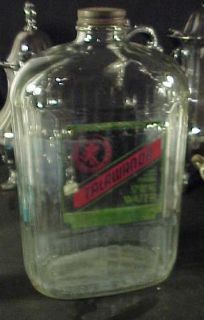 Talawanda Spring Water Bottle 1950s 1 2 Gallon Size