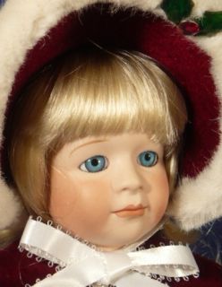 Darling 13 All Bisque Wendy Lawton Christmas Doll Noel COA Ed 378 500