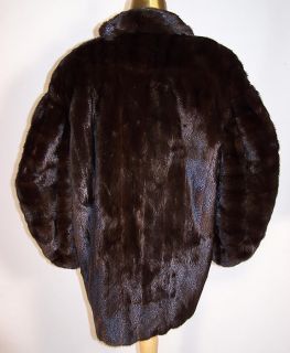 Vintage Yves Saint Laurent Revillon Russian Sable Mink Fur Coat
