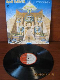Iron Maiden LP Powerslave Press Colombia Promotional