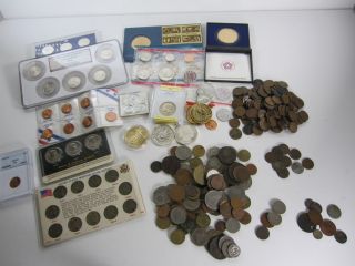 ESTATE SALE 40 COINS COLLECTION MINT, PROOF SET GRADED COIN SILVER BU