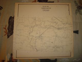 Leboeuf Township Erie County Pennsylvania Antique Map N