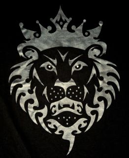 Nike Lebron James Lion Logo T Shirt Navy New Mens Dri Fit NBA Heat
