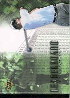 2001 Upper Deck Leaderboard 90 Tiger Woods