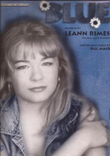 Leann Rimes Blue Vintage Sheet Music