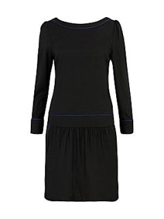 Kookai Contrast trim sleeved dress Black   