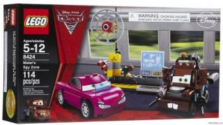 Lego 8424 Disney Cars 2 Maters Spy Zone Mini Figs Playset New SEALED