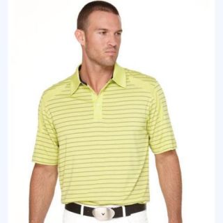 Mens Callaway Fine Striped Polo Wild Lime BESK0031 Size Large