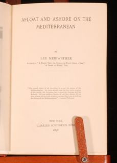 1898 Afloat Ashore Mediterranean Lee Meriwether