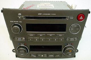 Subaru Legacy 2006 Original Car Audio Factory 6 Disc Radio with Auto