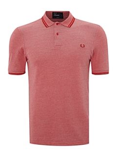 Fred Perry Slim twin tipped Oxford polo shirt Red   