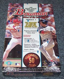 1998 Bowman Baseball Series 1 2 Hobby Boxes Lee Thames Rollins